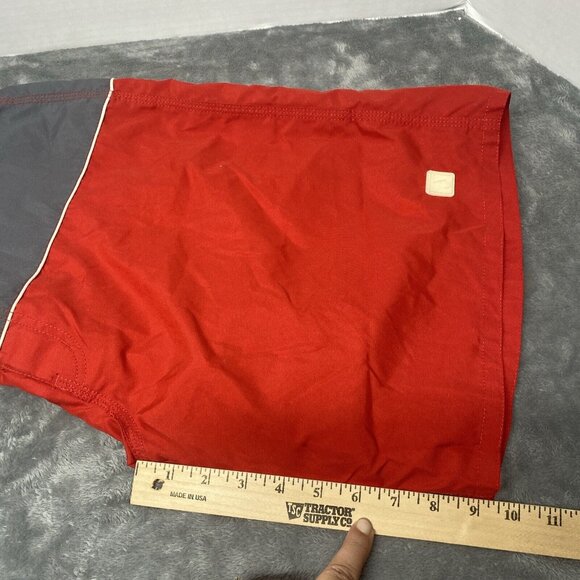 Mossimo Supply Co. Board Shorts Mens Size 38 Red & Gray Swim Shorts Surf Beach - Picture 6 of 8
